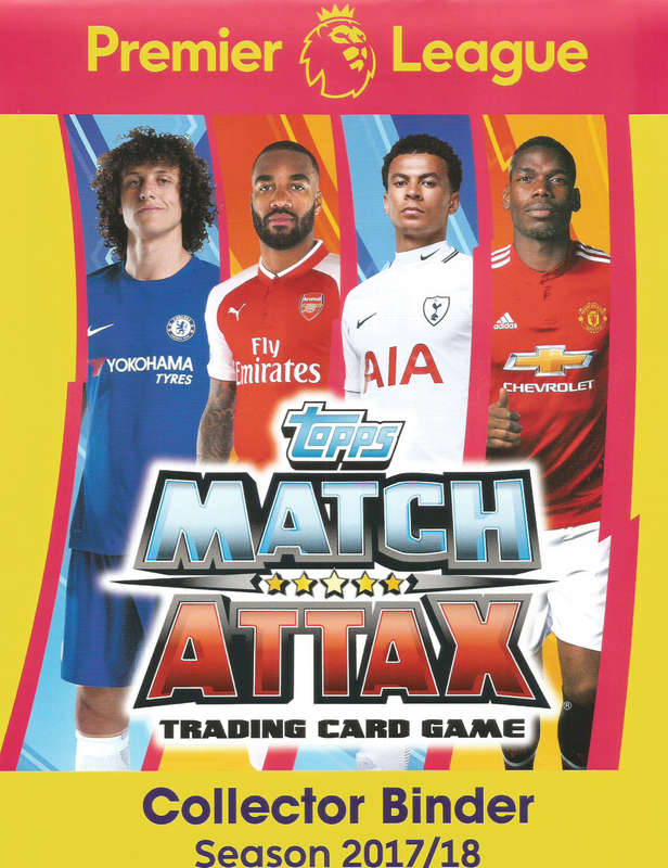 MATCH ATTAX TRADING CARDS -2017/2018 COLLECTION - LOT OF 50 BASE TRADING CARDS