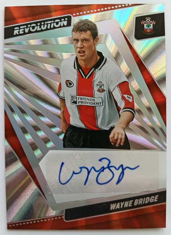 WAYNE BRIDGE (Southampton) - PANINI P/League Revolution 2023 - CERTIFIED `AUTOGRAPHED` CARD 20 of 50