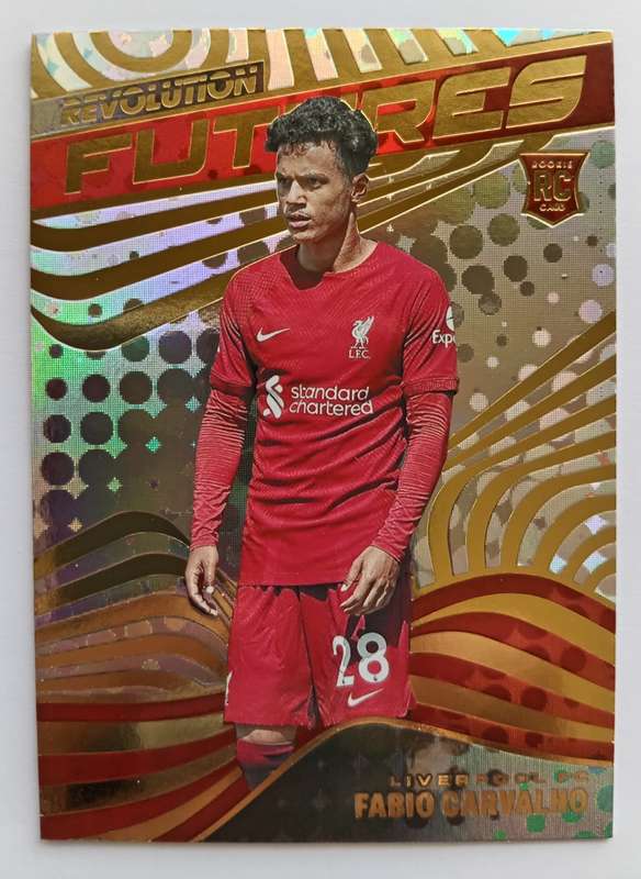 FABIO CARVALHO (Liverpool) - PANINI P/League Revolution 2023 - `FUTURES`INSERT TRADING CARD
