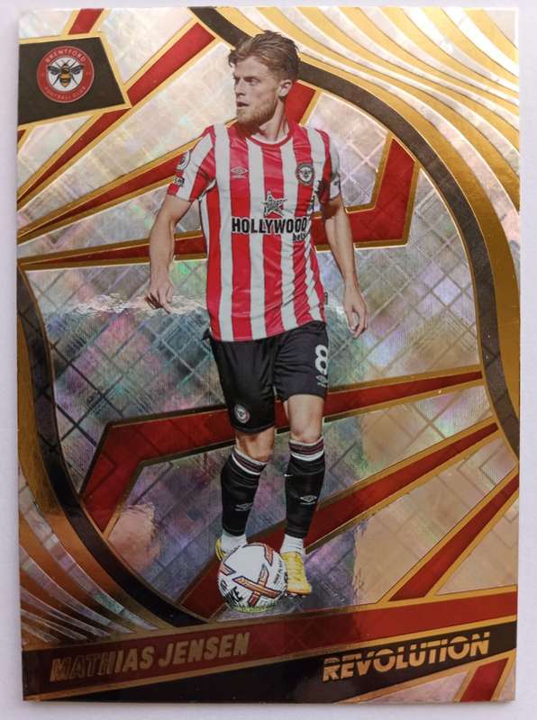 M. JENSEN (Brentford) - PANINI P/League Revolution 2023 - `DIAMOND`INSERT TRADING CARD 48