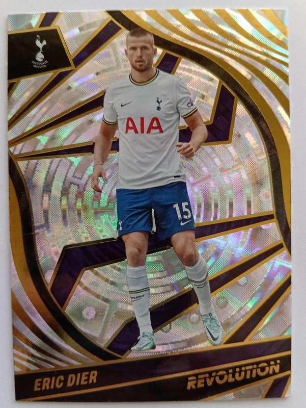 ERIC DIER (Spurs) - PANINI P/League Revolution 2023 - `FRACTAL`INSERT TRADING CARD 229