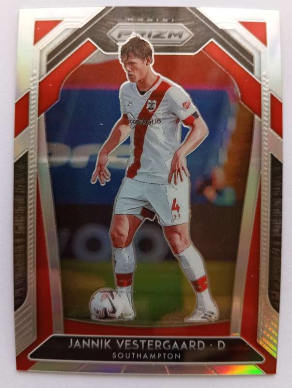 JANNIK VESTERGAARD (Southampton) - PANINI P/League PRIZM 2021 - `PRIZM PARALLEL` TRADING CARD 86