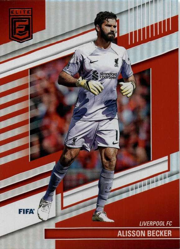 ALISSON (Liverpool) - PANINI DONRUSS ELITE EPL 2023 - FOIL TRADING CARD 127
