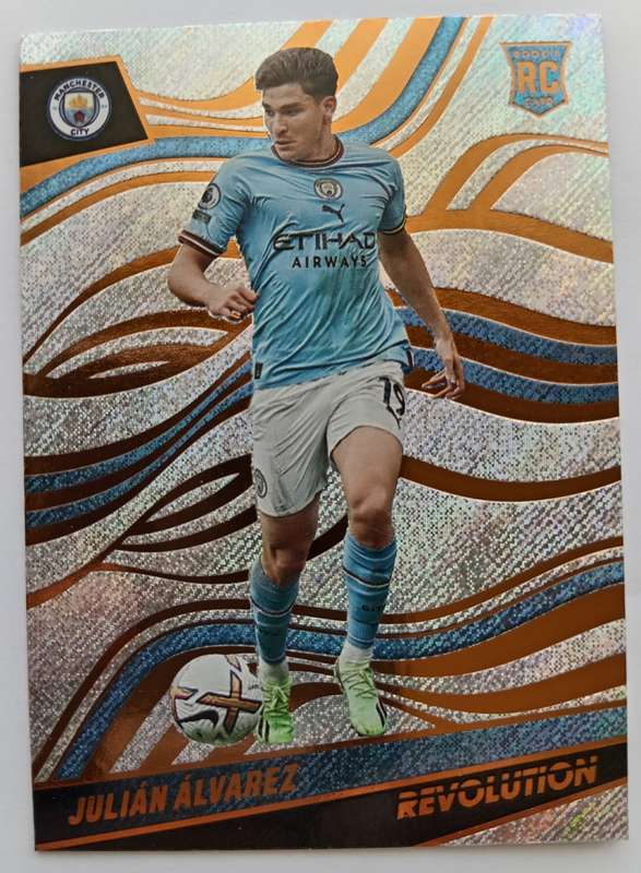 JULIAN ALVAREZ (Man. City) - PANINI P/League Revolution 2023 -  TRADING CARD 286