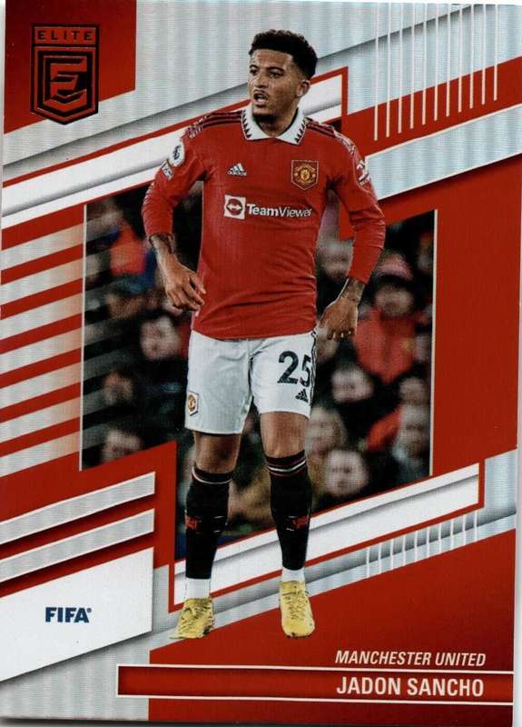 JADON SANCHO (Man. United) - PANINI DONRUSS ELITE EPL 2023 - FOIL TRADING CARD 142