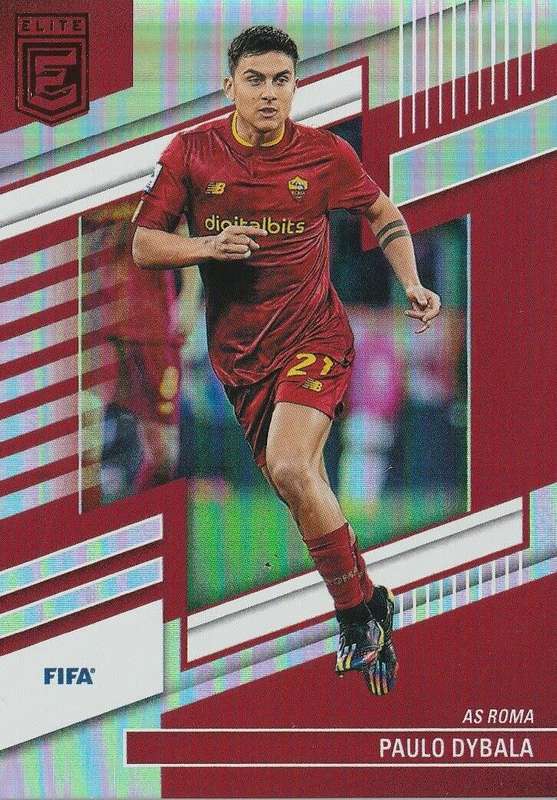 PAULO DYBALA (Roma) - PANINI DONRUSS ELITE EPL 2023 -  FOIL TRADING CARD 22