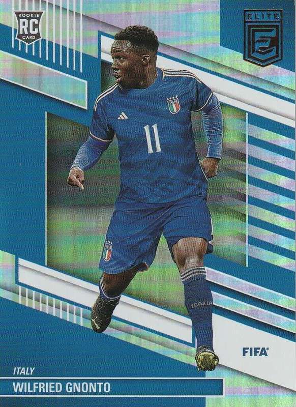 WILFRIED GNONTO (Italy) - PANINI DONRUSS ELITE EPL 2023 -  ROOKIE FOIL TRADING CARD 210