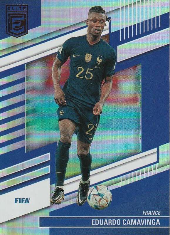 EDUARDO CAMAVINGA (France) - PANINI DONRUSS ELITE EPL 2023 -  ROOKIE FOIL TRADING CARD 81