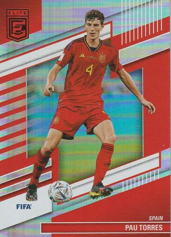 PAU TORRES (Spain) - PANINI DONRUSS ELITE EPL 2023 -  ROOKIE FOIL TRADING CARD 184