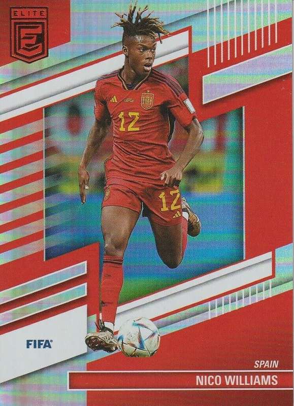 NICO WILLIAMS (Spain) - PANINI DONRUSS ELITE EPL 2023 -  ROOKIE FOIL TRADING CARD 183