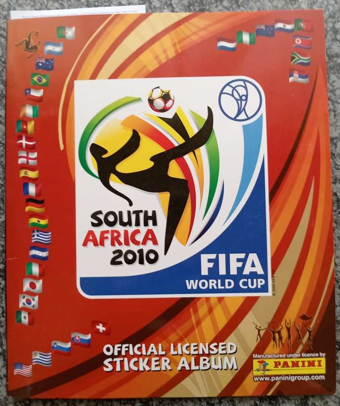 PANINI FIFA WORLD CUP 2010 STICKER COLLECTION - COMPLETE COLLECTION LESS 1 STICKER