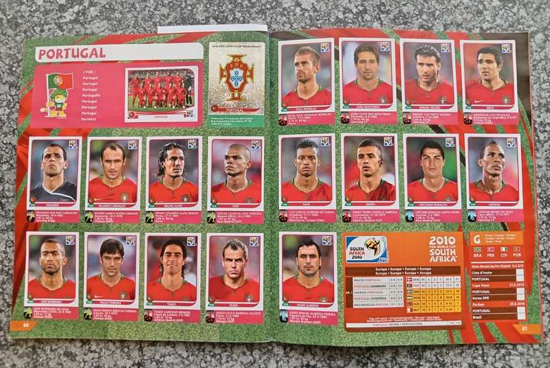 PANINI FIFA WORLD CUP 2010 STICKER COLLECTION - COMPLETE COLLECTION LESS 1 STICKER