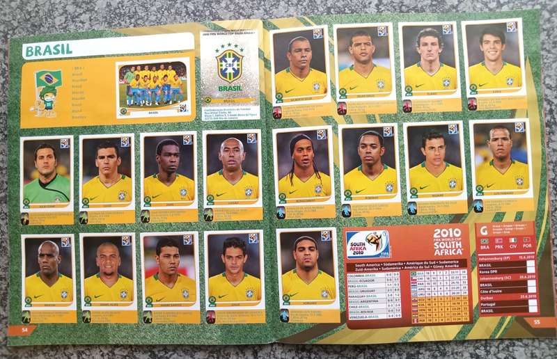 PANINI FIFA WORLD CUP 2010 STICKER COLLECTION - COMPLETE COLLECTION LESS 1 STICKER