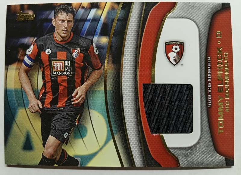 TOMMY ELPHICK - TOPPS `PREMIER GOLD` 2015/16 - AUTHENTIC `CERTIFIED MEMORABILIA` TRADING CARD