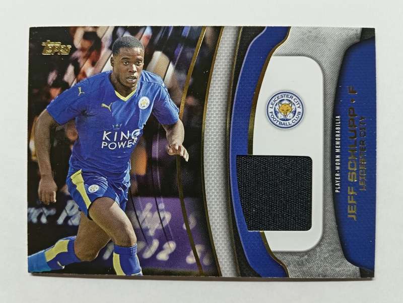 JEFF SCHLUPP - TOPPS `PREMIER GOLD` 2015/16 - AUTHENTIC `CERTIFIED MEMORABILIA` TRADING CARD