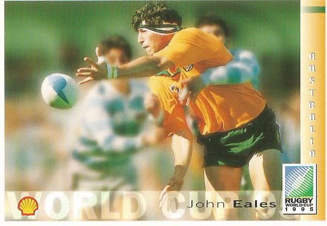 JOHN EALES - SPORTS DECK `RUGBY WORLD CUP 95` -  BASE TRADING CARD 63