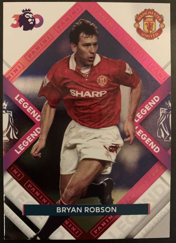 BRYAN ROBSON (Man. United) - PANINI English Prem. League 2022/23 -  LIMITED EDITION`LEGEND` CARD