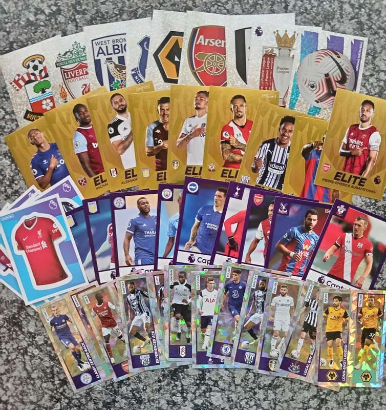 STICKERS - PANINI `English Premier League` 2021 Sticker Collection - LOT of 230 plus Stickers