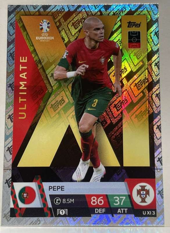 PEPE - Topps `UEFA EURO 2024` Collection -  `ULTIMATE` Trading Card