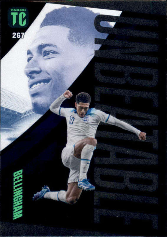 JUDE BELLINGHAM - PANINI `TOP CLASS` 2024 - RARE FOIL `UNBEATABLE` TRADING CARD 267