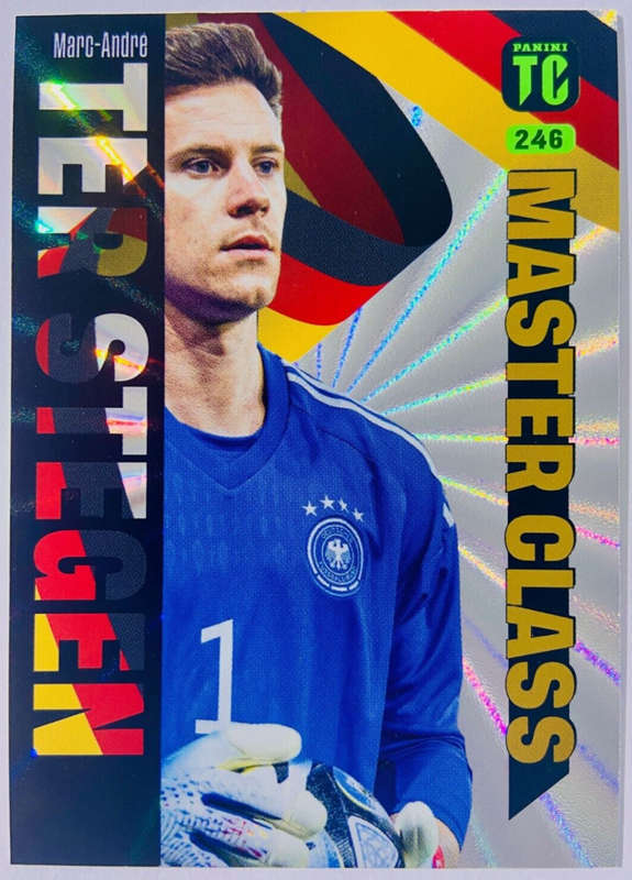 MARC TER STEGEN - PANINI `TOP CLASS` 2024 - RARE FOIL `MASTERCLASS` TRADING CARD 246