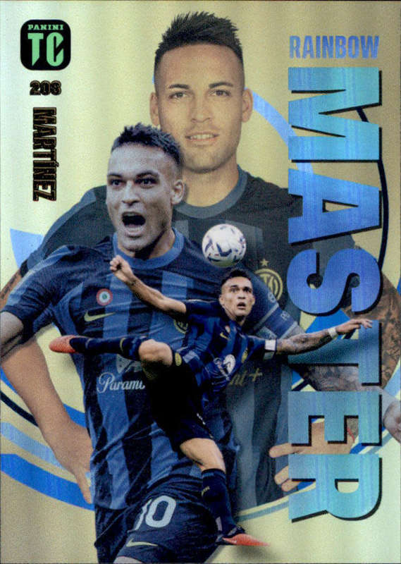 L. MARTINEZ - PANINI `TOP CLASS` 2024 - RARE FOIL `RAINBOW MASTER` TRADING CARD 208