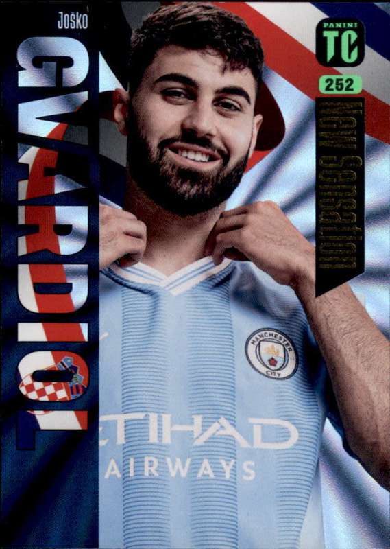 JOSKO GVARDIOL - PANINI `TOP CLASS` 2024 - RARE FOIL `NEW SENSATION` TRADING CARD 252