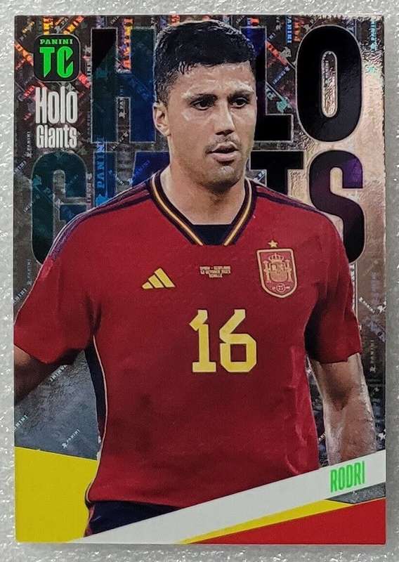 RODRI - PANINI `TOP CLASS` 2024 - RARE FOIL `HOLO GIANT` TRADING CARD