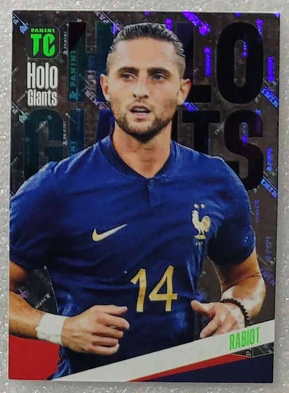 ADRIEN RABIOT - PANINI `TOP CLASS` 2024 - RARE FOIL `HOLO GIANT` TRADING CARD