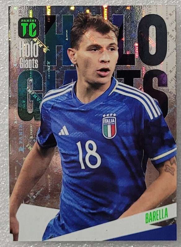 NICO BARELLA - PANINI `TOP CLASS` 2024 - RARE FOIL `HOLO GIANT` TRADING CARD