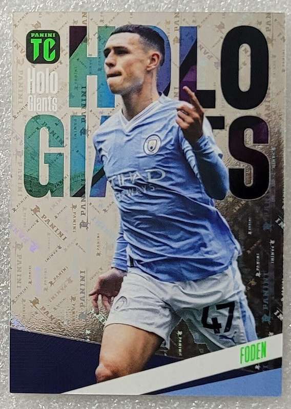 PHIL FODEN - PANINI `TOP CLASS` 2024 - RARE FOIL `HOLO GIANT` TRADING CARD