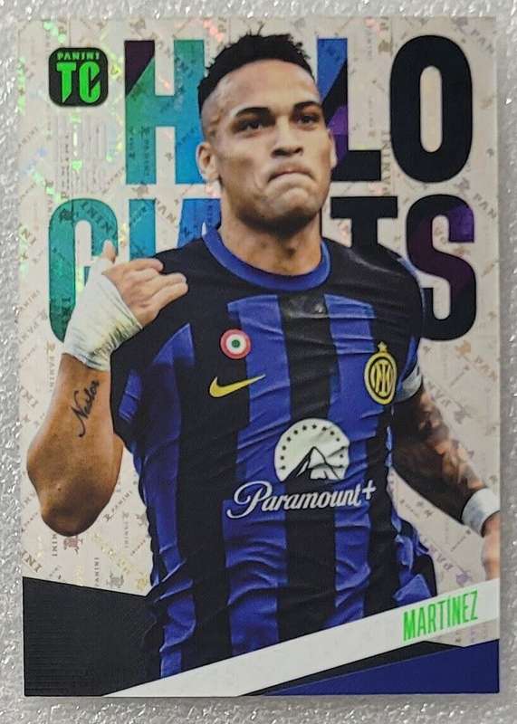 LAUTAURO MARTINEZ - PANINI `TOP CLASS` 2024 - RARE FOIL `HOLO GIANT` TRADING CARD