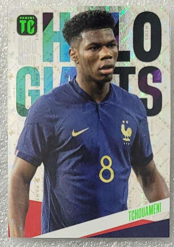 E. TCHOUAMENI - PANINI `TOP CLASS` 2024 - RARE FOIL `HOLO GIANT` TRADING CARD
