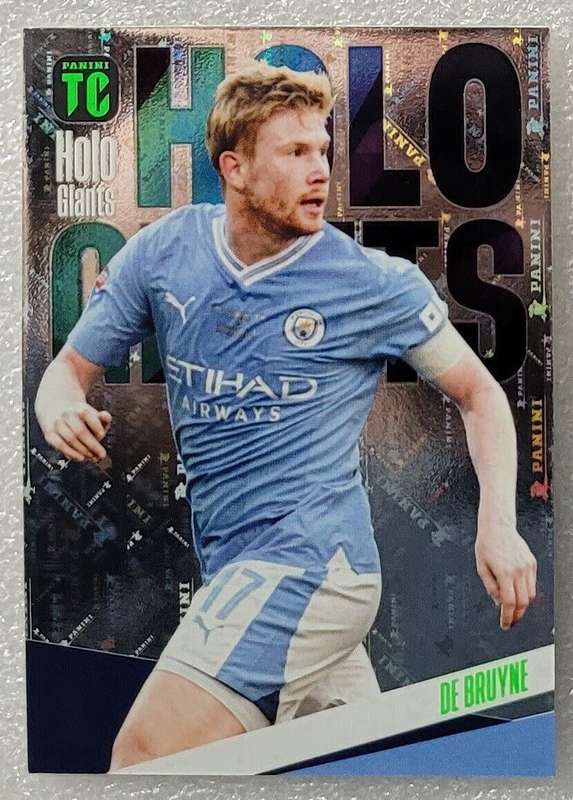 KEVIN DE BRUYNE - PANINI `TOP CLASS` 2024 - RARE FOIL `HOLO GIANT` TRADING CARD