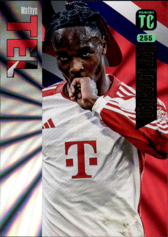 MATHYS TEL - PANINI `TOP CLASS` 2024 - RARE FOIL `NEW SENSATION` TRADING CARD 255