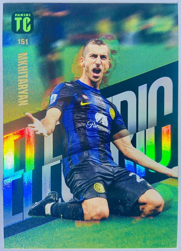 HENRY. MKHITARYAN - PANINI `TOP CLASS` 2024 - RARE FOIL `ELECTRIC` TRADING CARD 151