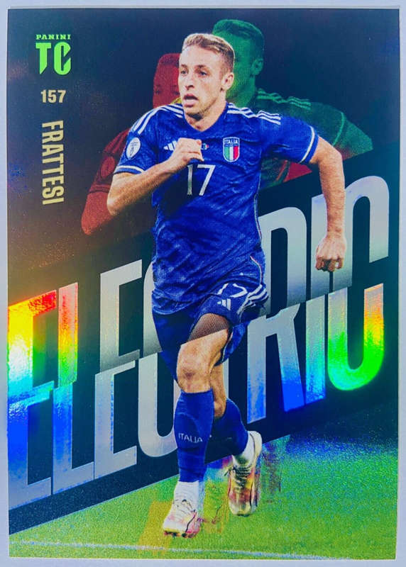 DAVIDE FRATTESI - PANINI `TOP CLASS` 2024 - RARE FOIL `ELECTRIC` TRADING CARD 157