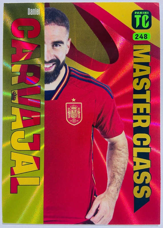 DANIEL CARVAJAL - PANINI `TOP CLASS` 2024 - RARE FOIL `MASTERCLASS` TRADING CARD 248