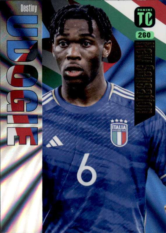 DESTINY UDOGIE - PANINI `TOP CLASS` 2024 - RARE FOIL `NEW SENSATION` TRADING CARD 260