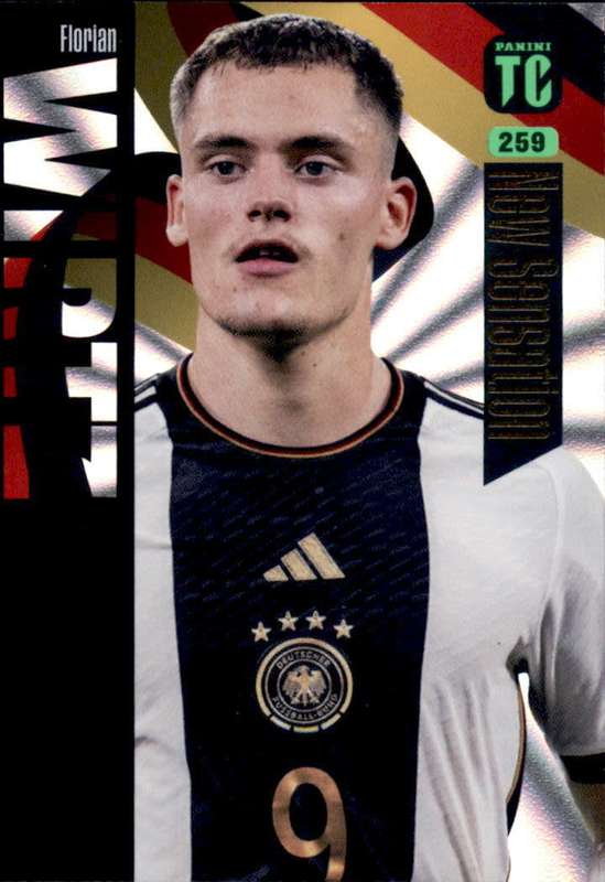 FLORIAN WIRTZ - PANINI `TOP CLASS` 2024 - RARE FOIL `NEW SENSATION` TRADING CARD 259