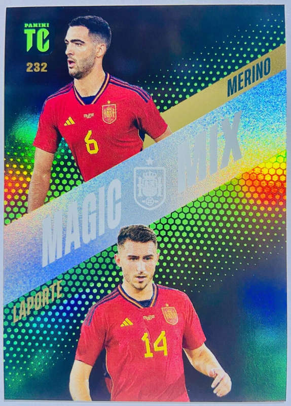 MERINO/LAPORTE - PANINI `TOP CLASS` 2024 - RARE FOIL `MAGIC MIX` TRADING CARD 232