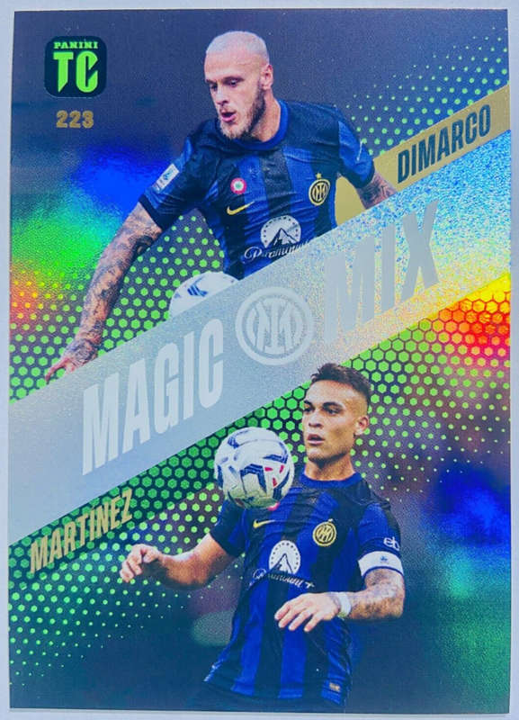 DIMARCO/MARTINEZ - PANINI `TOP CLASS` 2024 - RARE FOIL `MAGIC MIX` TRADING CARD 223