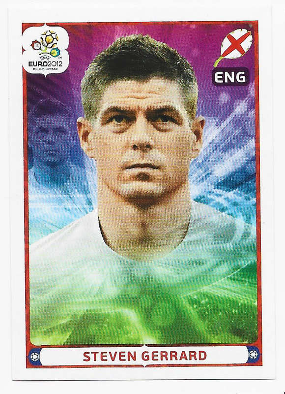 STEVEN GERARD - PANINI EUFA EURO 2012 STICKER COLLECTION - STICKER 510