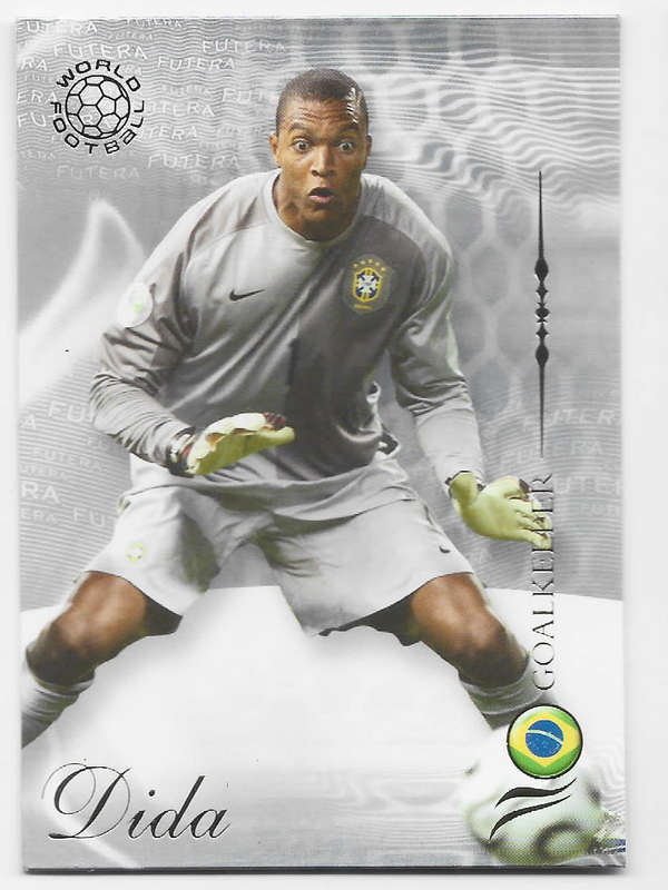 NELSON DIDA (Brazil) - FUTERA WORLD FOOTBALL 2007 COLLECTION - RARE TRADING CARD 5