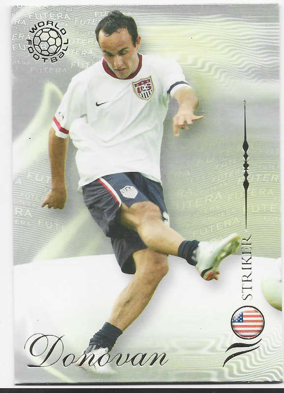 LANDON DONOVAN (USA) - FUTERA WORLD FOOTBALL 2007 COLLECTION - RARE TRADING CARD 145