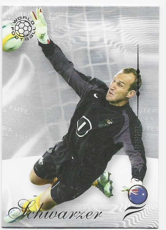 MARK SCHWARZER (Australia) - FUTERA WORLD FOOTBALL 2007 COLLECTION - RARE TRADING CARD 14