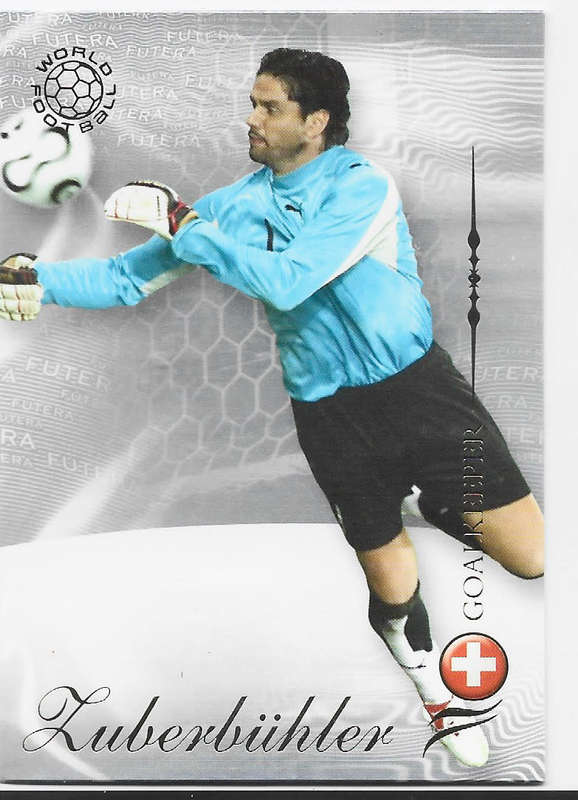 PASCAL LUBERBUHLER (Switzerland) - FUTERA WORLD FOOTBALL 2007 COLLECTION - RARE TRADING CARD 16