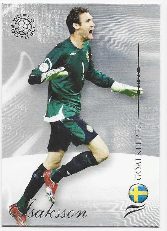ANDREAS ISAKSSON (Sweden) - FUTERA WORLD FOOTBALL 2007 COLLECTION - RARE TRADING CARD 6
