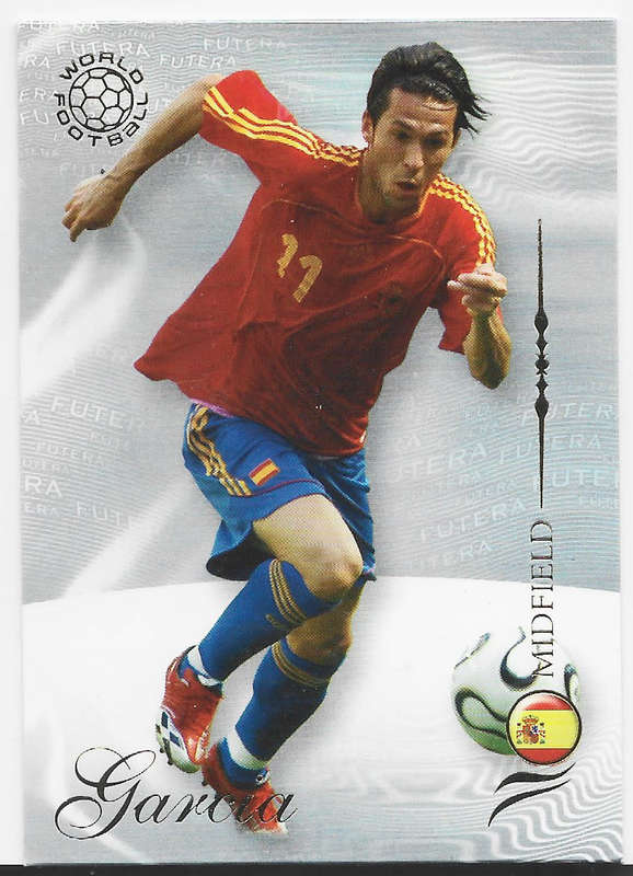 LUIS GARCIA (Spain) - FUTERA WORLD FOOTBALL 2007 COLLECTION - RARE TRADING CARD 83