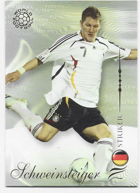 BASTIAN SCHWEINSTEIGER (Germany) - FUTERA WORLD FOOTBALL 2007 COLLECTION - RARE TRADING CARD 181
